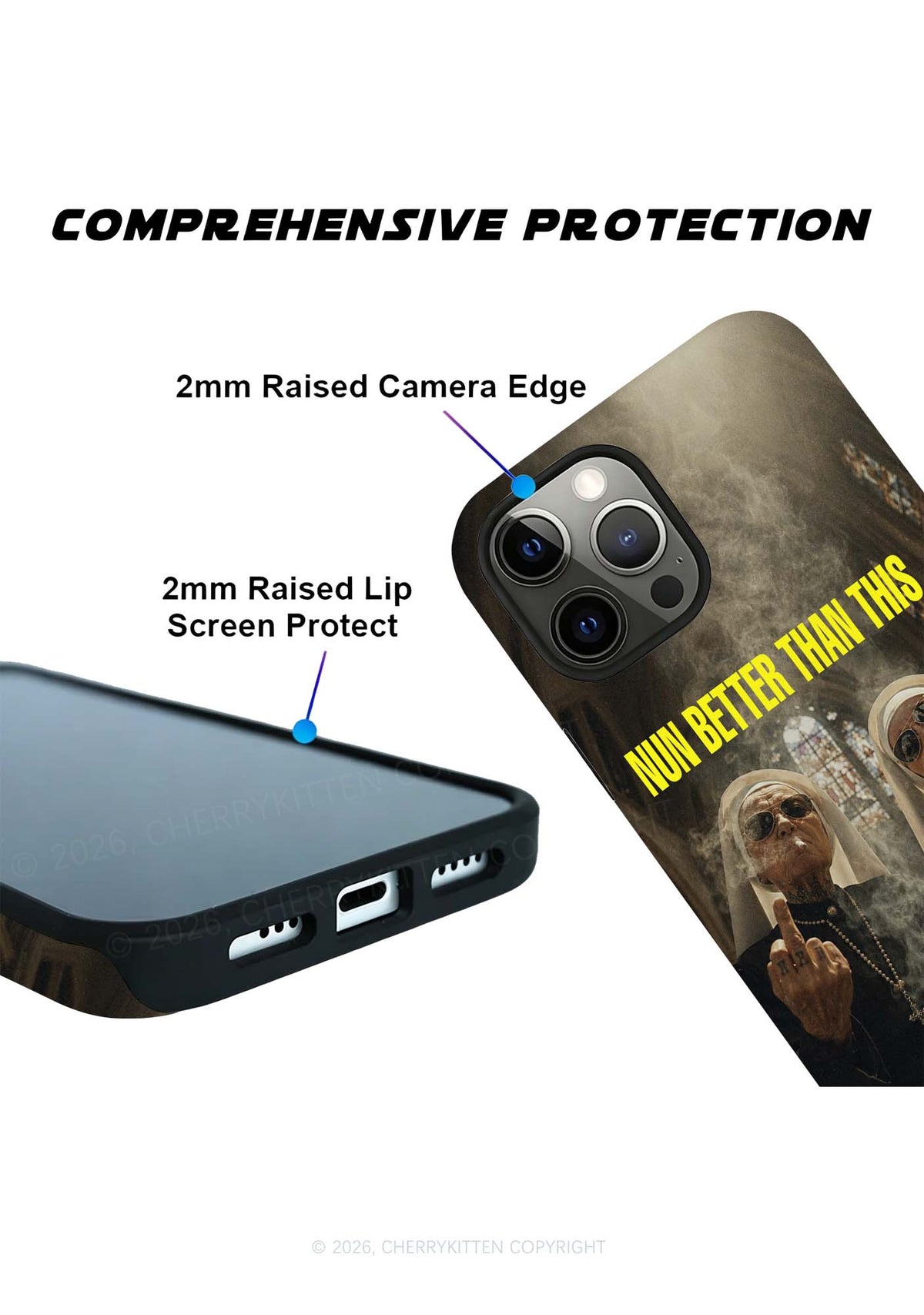 Brown Nun Better Than This Y2K Phone Case Cherrykitten