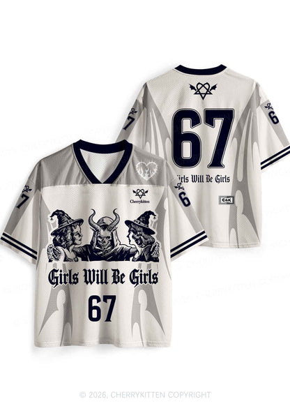 Halloween Witch Girl Y2K Sport Jersey Shirts Cherrykitten