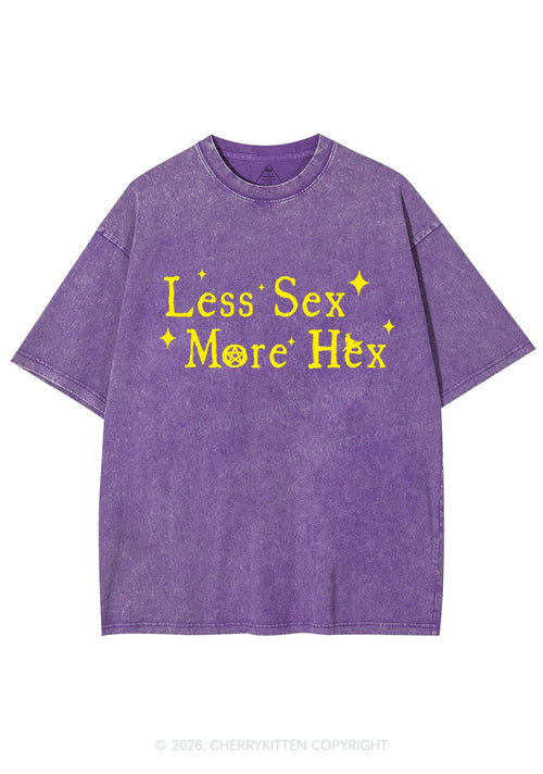 Less Sx More Hex Y2K Shirts Washed Tee Cherrykitten