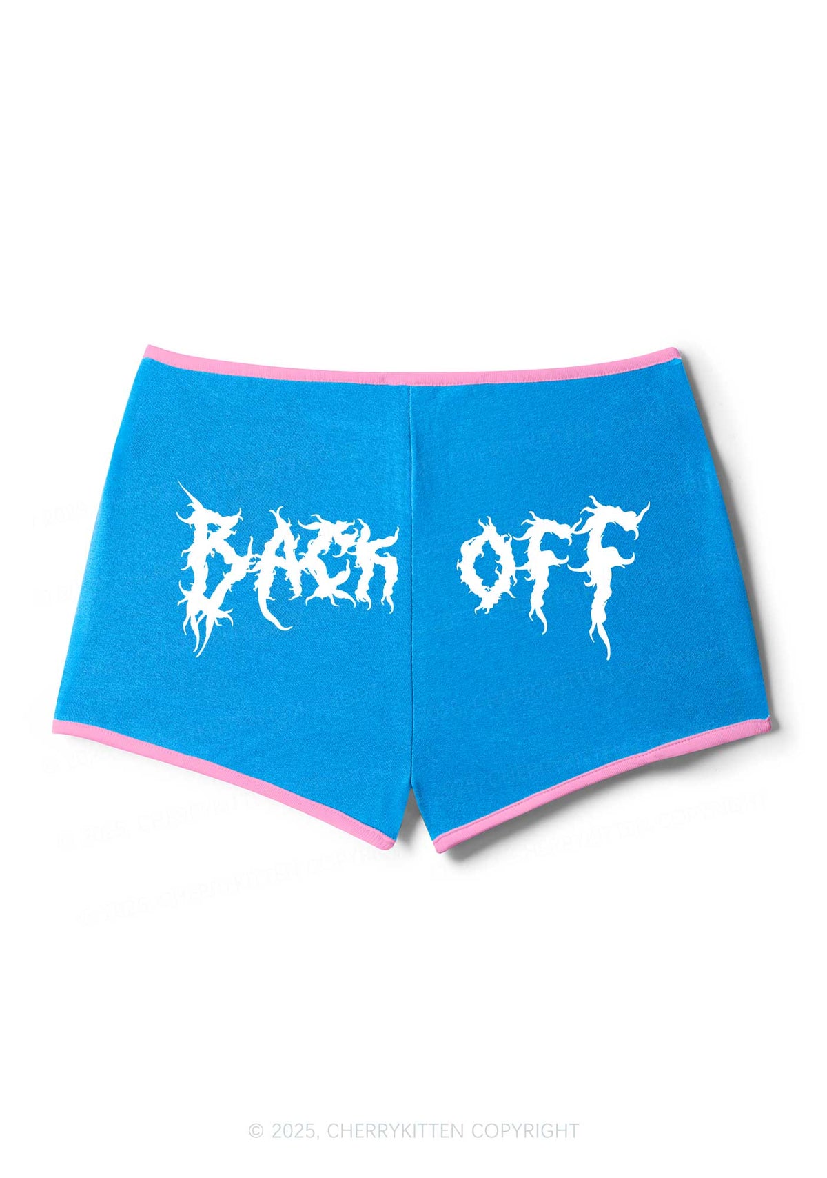 Back Off Y2K Booty Shorts Cherrykitten