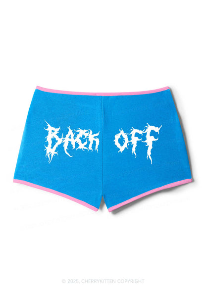 Back Off Y2K Booty Shorts Cherrykitten