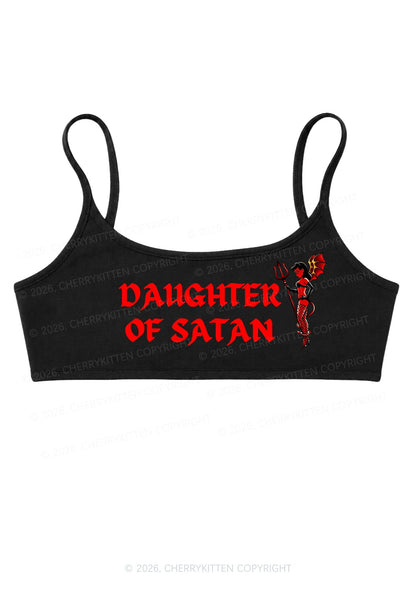 Halloween Daughter Of Satan Y2K Super Crop Cami Cherrykitten