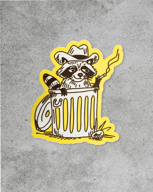 "Livin' Hard" Sticker