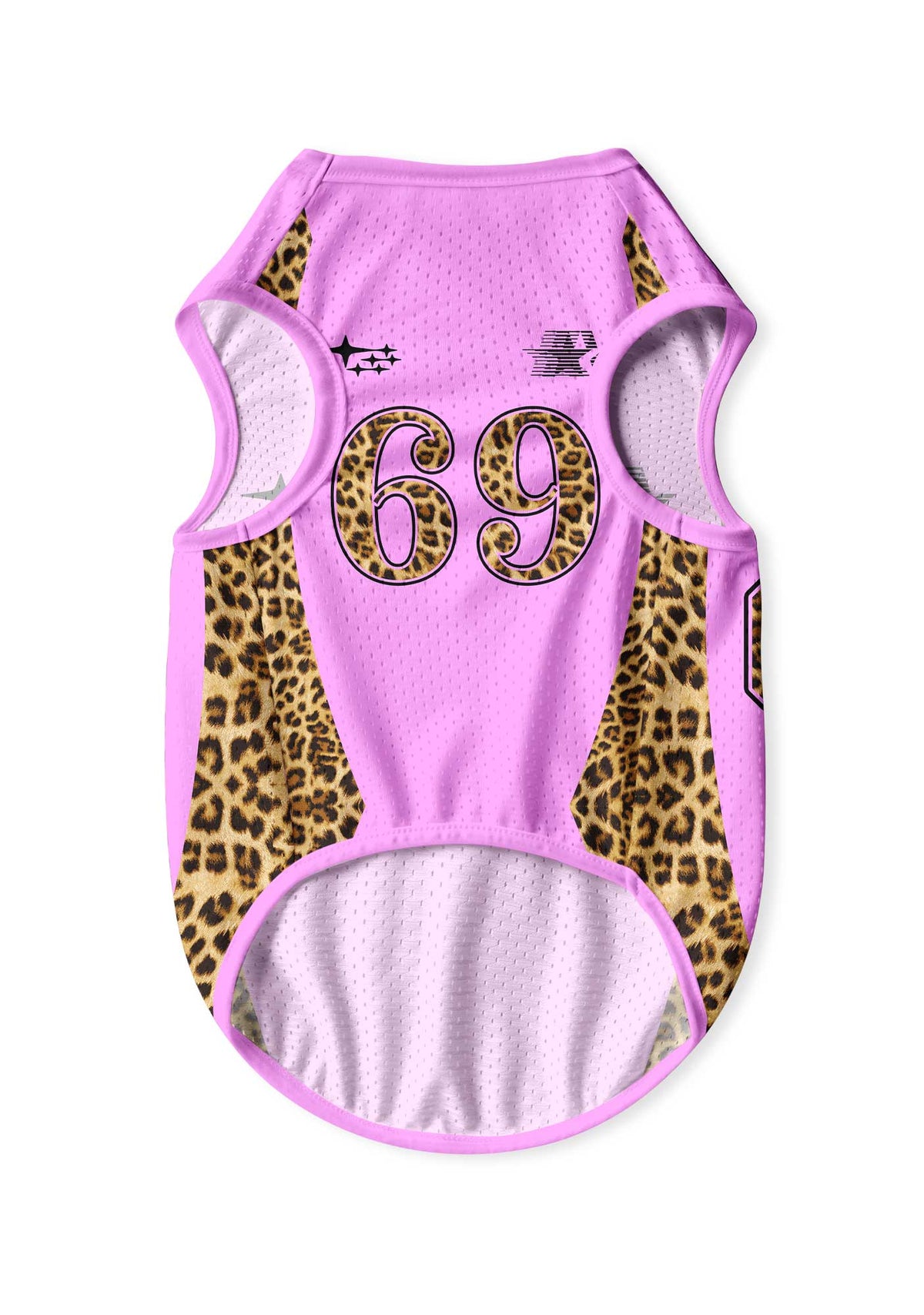 Pink Cxxt Leopard Y2K Pet Jersey Cherrykitten