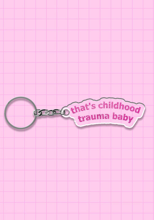 Childhood Trauma 1Pc Y2K Keychain Cherrykitten