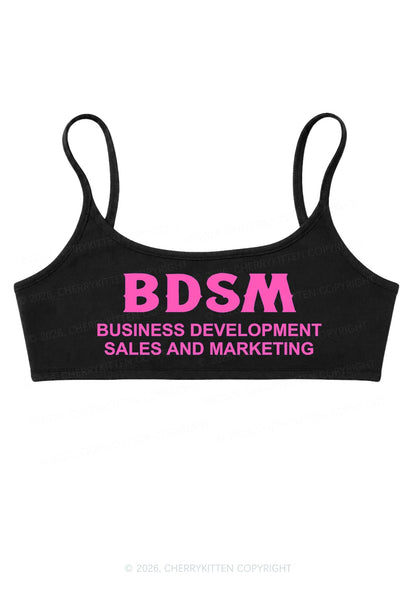 Business Development Y2K Super Crop Cami Cherrykitten