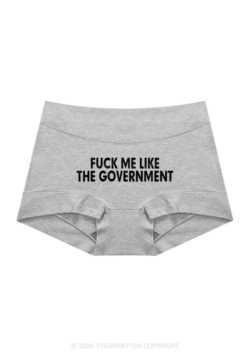 Fxxk Me Y2K Mid Rise Waist Boyshort Cherrykitten