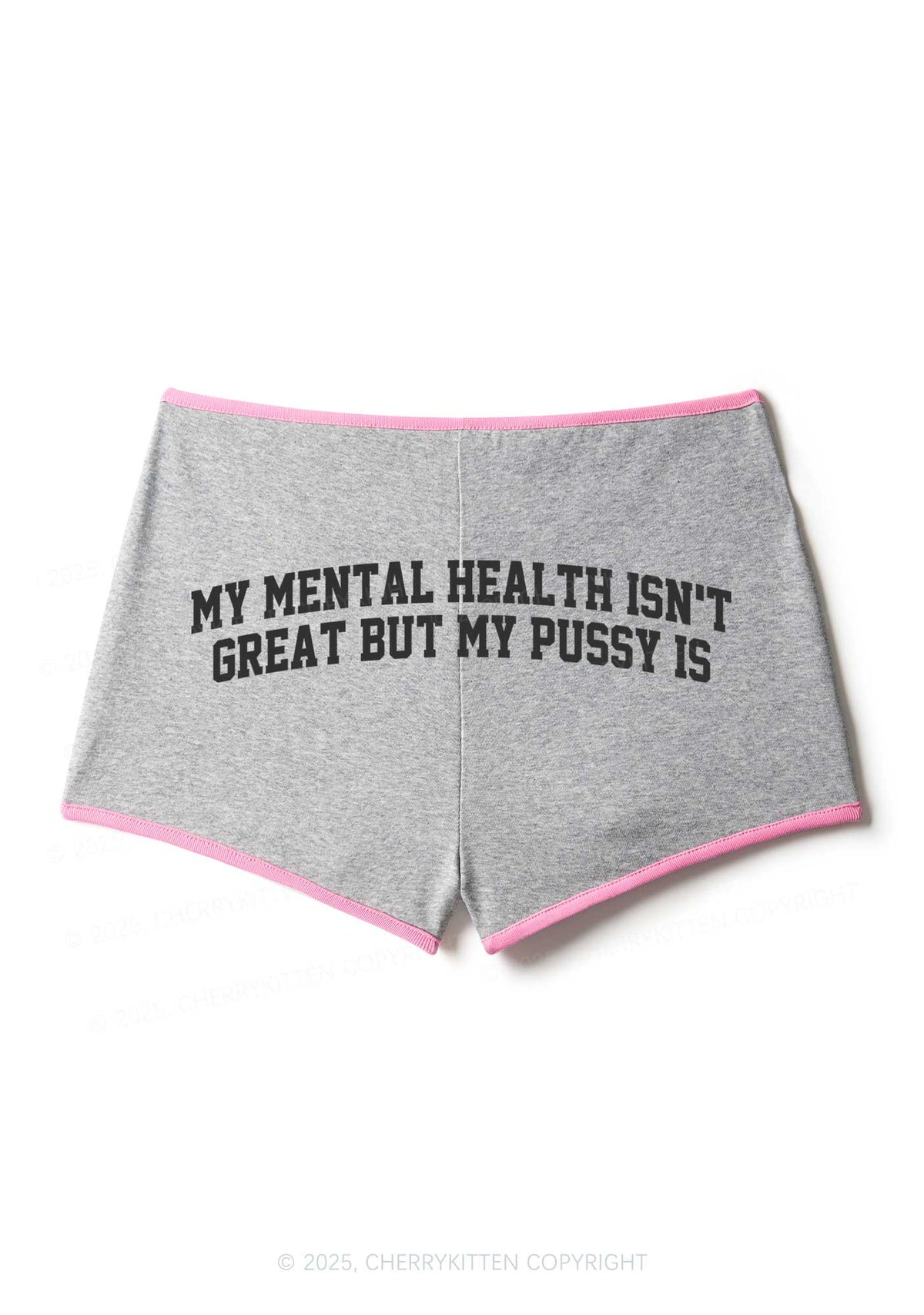 Great Mental Health Y2K Booty Shorts Cherrykitten