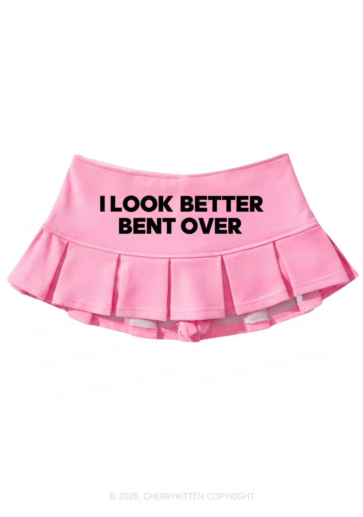 Look Better Bent Over Y2K Mini Pleated Skirts Cherrykitten