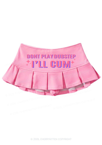 Dont Play Dubstep Y2K Mini Pleated Skirts Cherrykitten