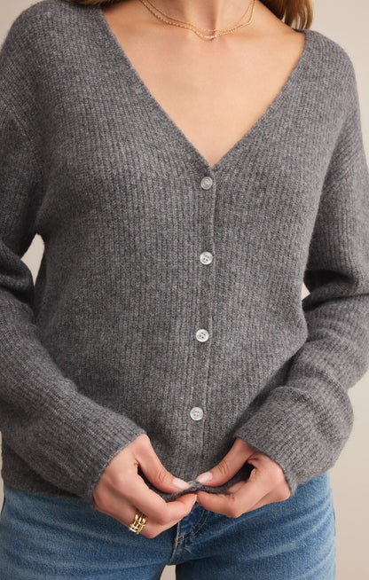 Emile Cardigan - Classic Heather Grey