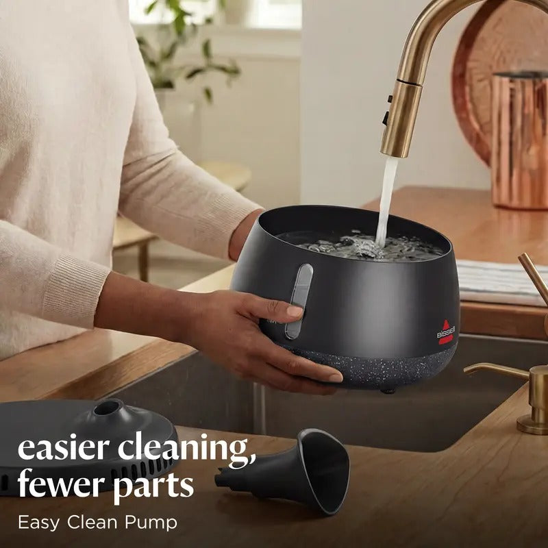 Wireless Cat Water Fountain with Filter, Ultra-Quiet Pump & Automatic Water Circulation