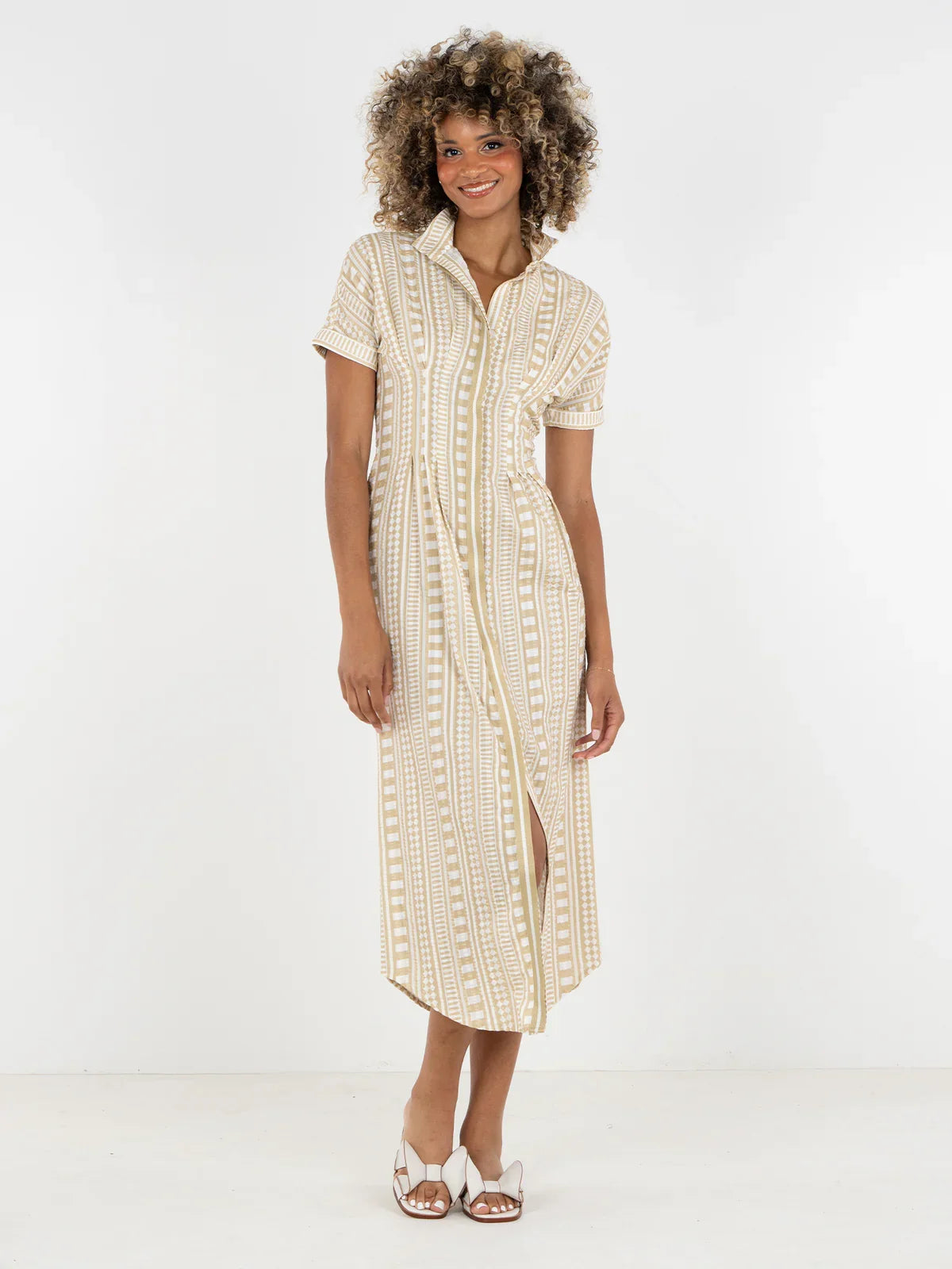 Georgia Dress - Piazza Stripe