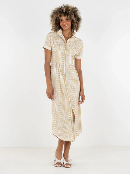 Georgia Dress - Piazza Stripe
