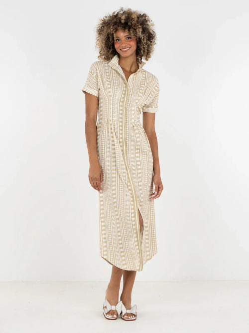 Georgia Dress - Piazza Stripe