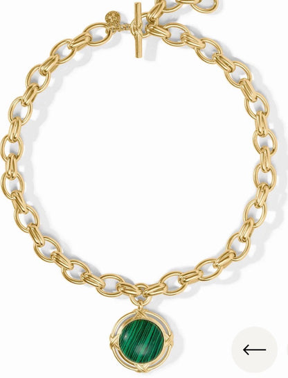Essex Statement Necklace - Green