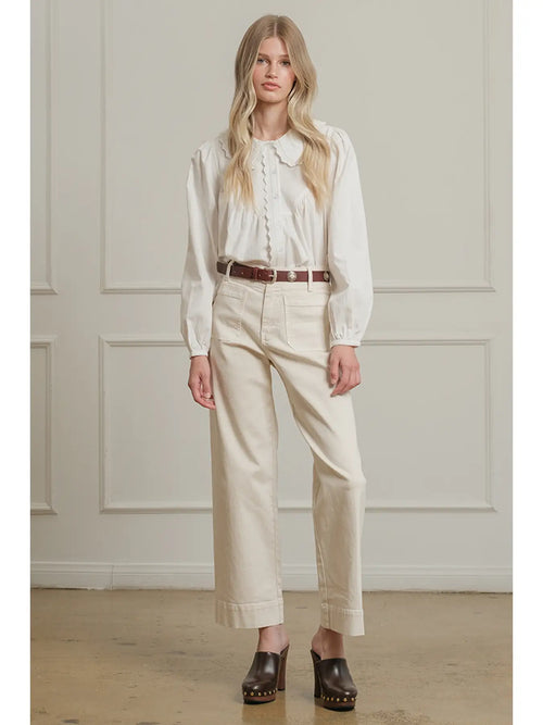 Round Collar Blouse