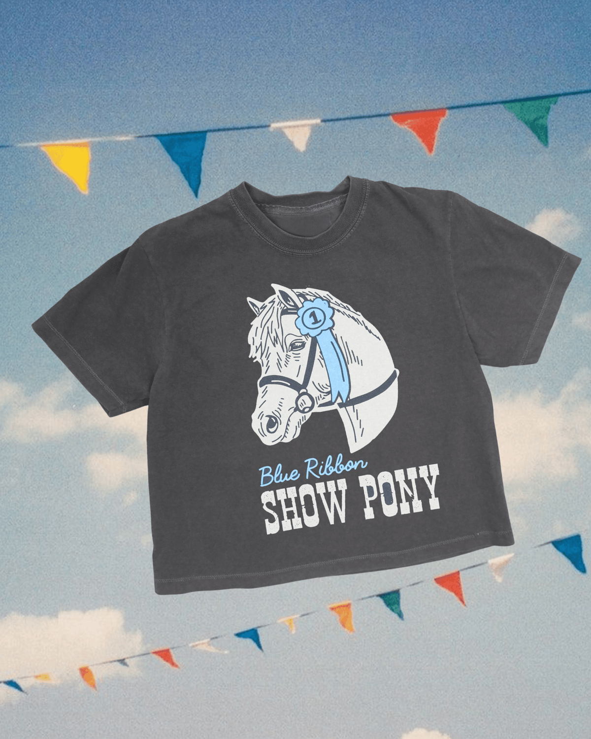 "Show Pony" Crop Tee