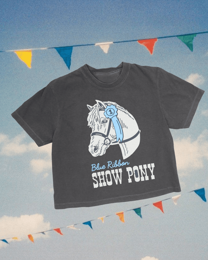 "Show Pony" Crop Tee