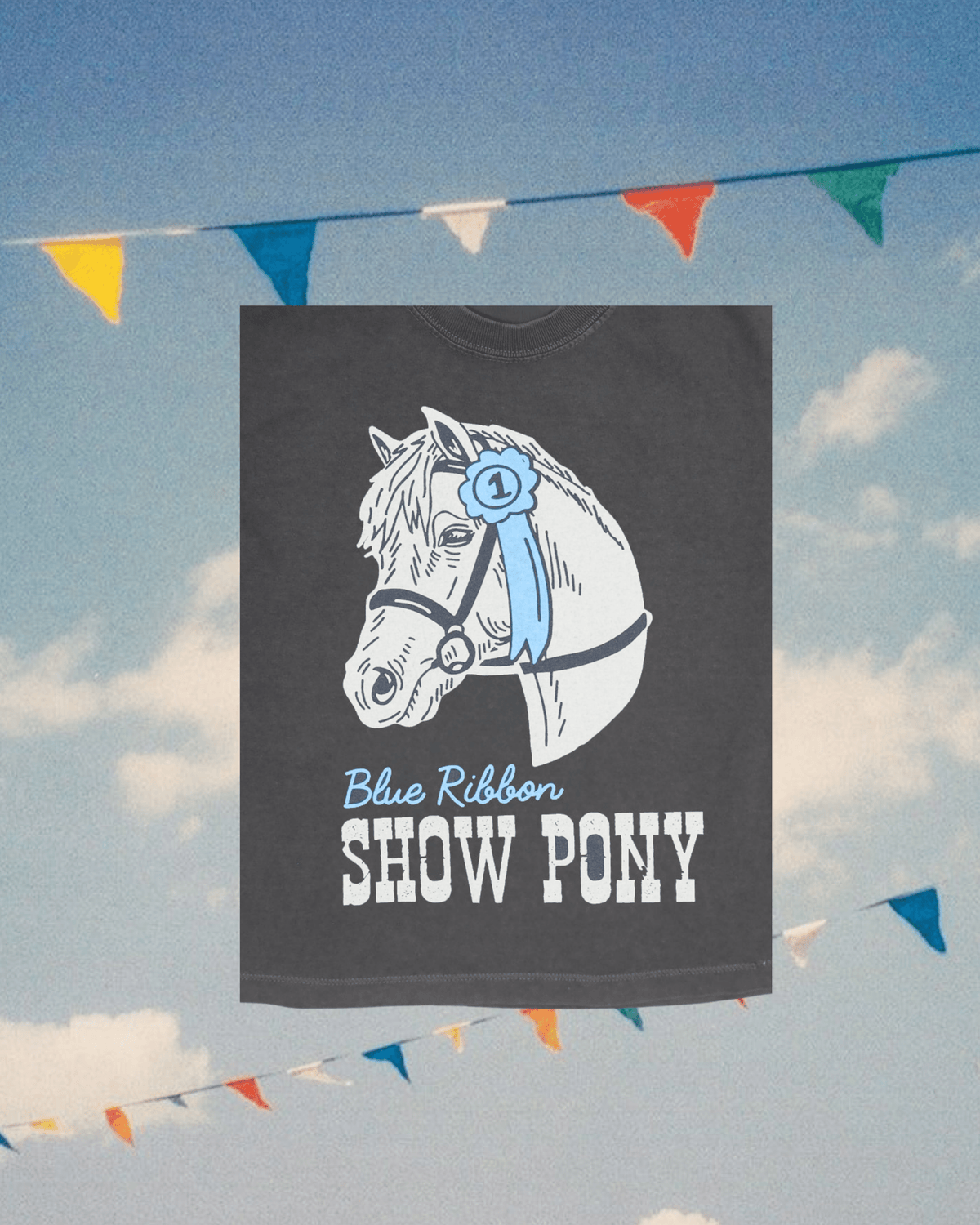 "Show Pony" Crop Tee