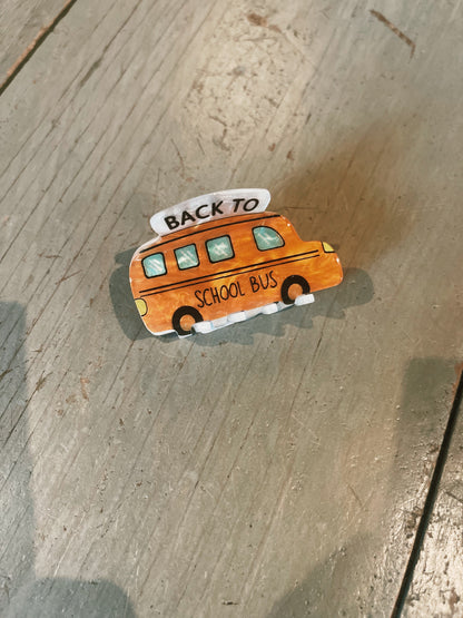 Back to School Hair Clips