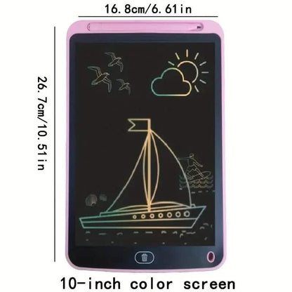 Digital LCD Writing Tablet with Stylus Pen – Reusable Wipeable Dry-Erase Doodle & Drawing Board