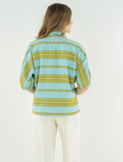 Bonny Top - Fringe Stripe