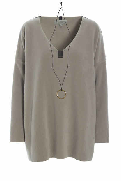 Fleece V-Neck-Elephant