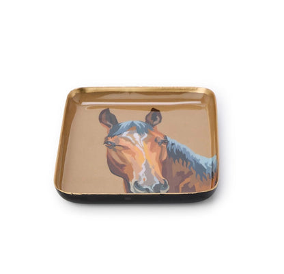 Horse Latitudes Set of 3 Metal Trinket / Desk Trays-3 Designs
