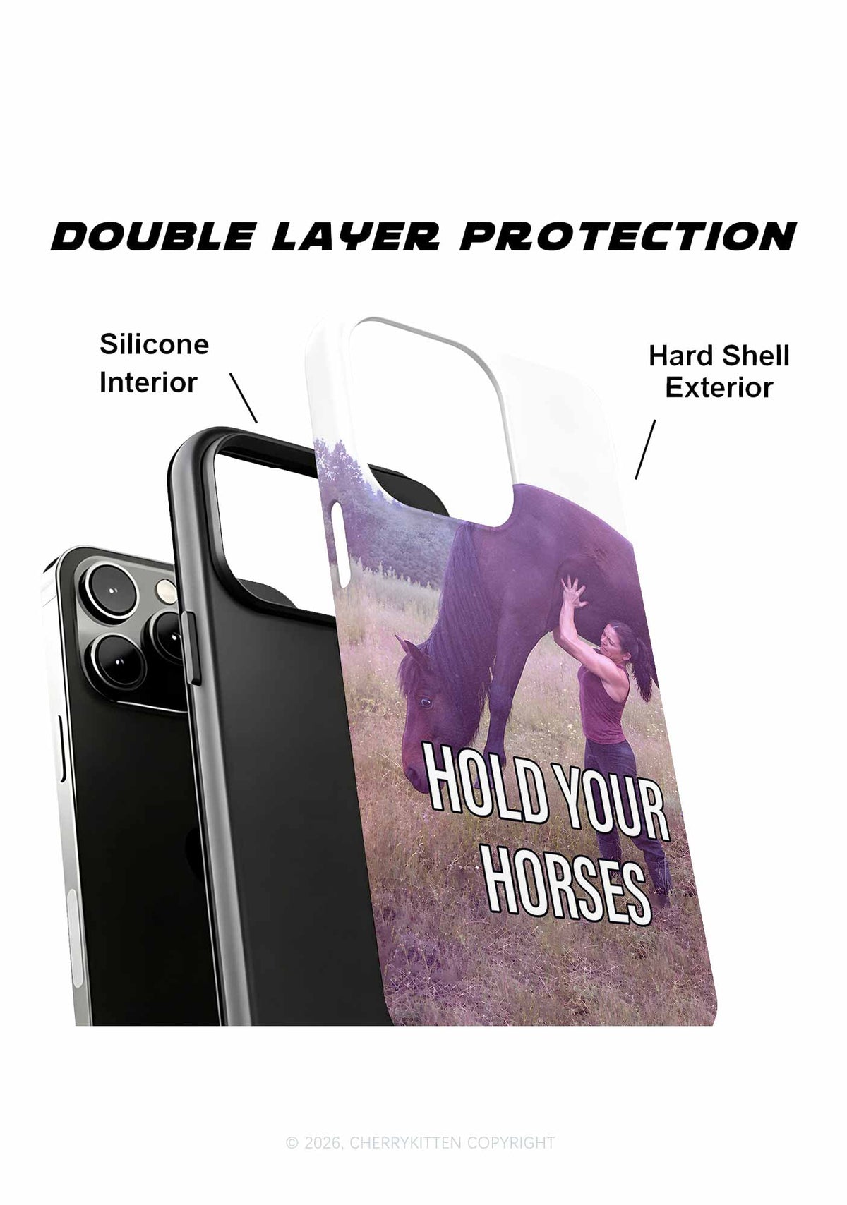 Hold Your Horses Y2K Phone Case Cherrykitten