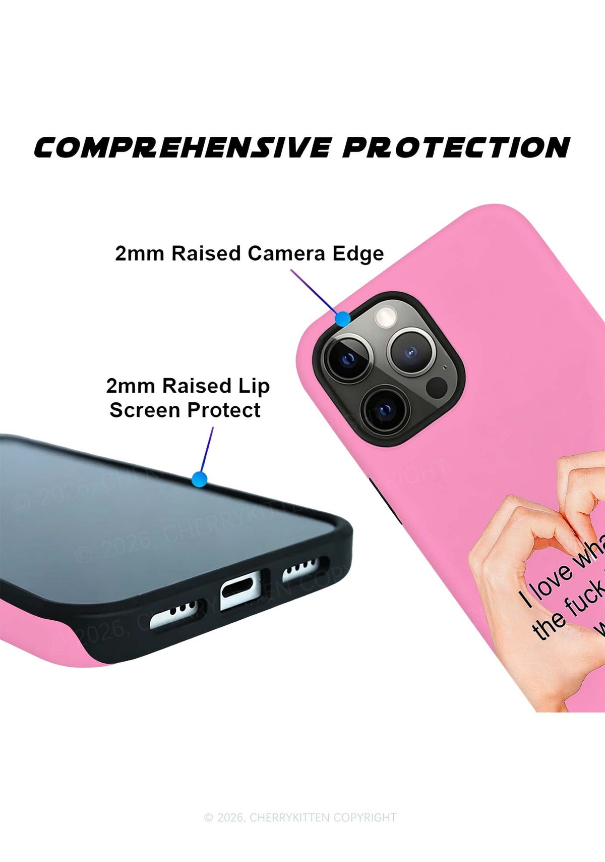 I Love Whatever Wrong With You Y2K Phone Case Cherrykitten