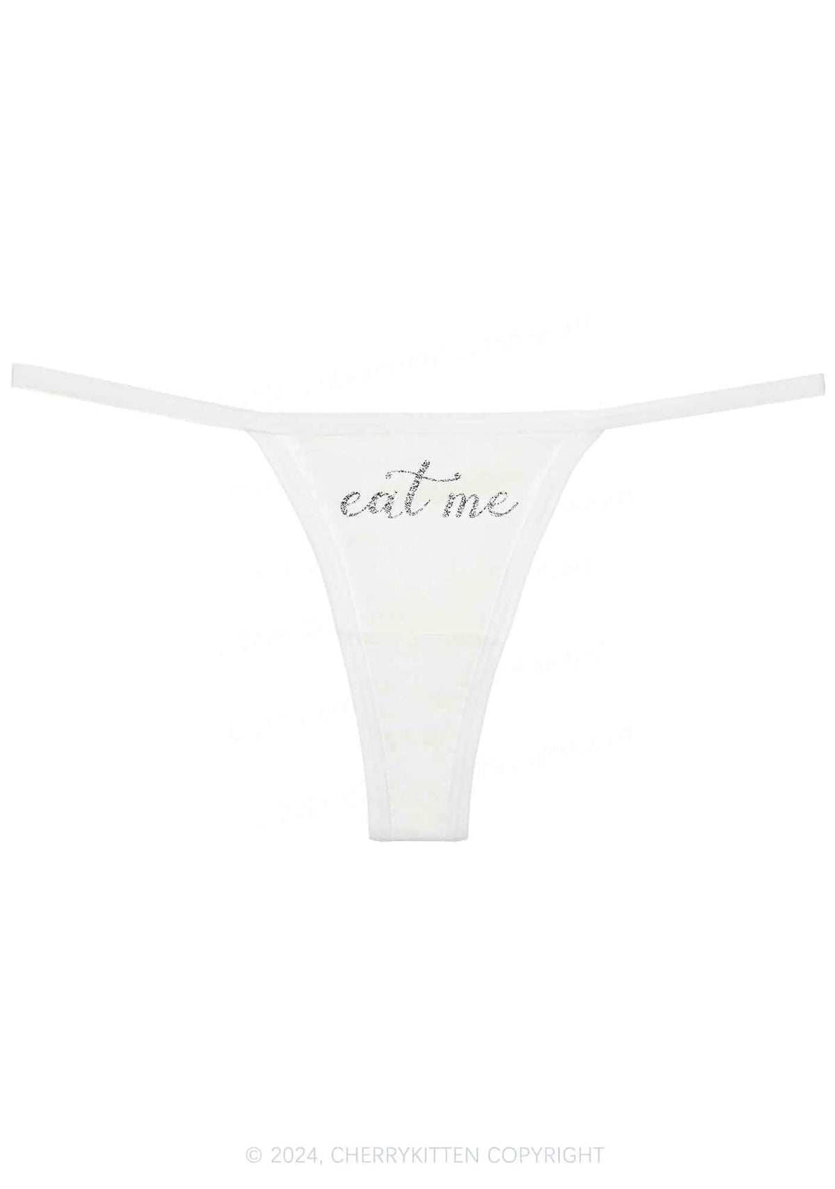 Glitter Eat Me Y2K Flat String Thong Cherrykitten
