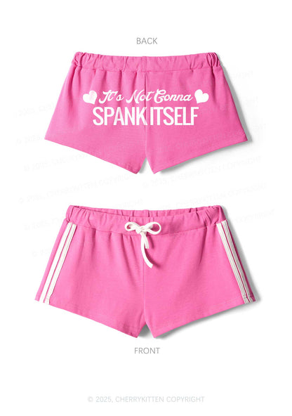 Spank Itself Y2K Drawstring Mini Shorts Cherrykitten