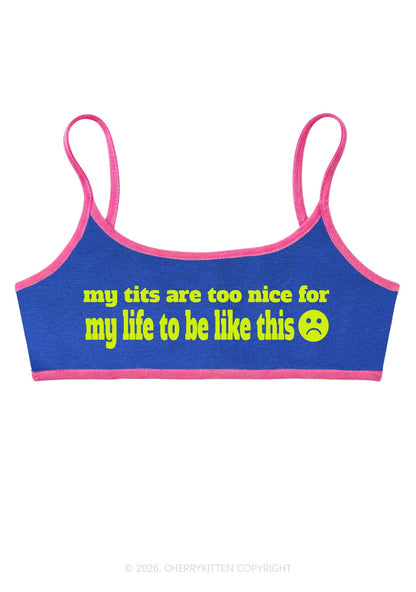 My Txts Are Too Nice Y2K Super Crop Cami Cherrykitten