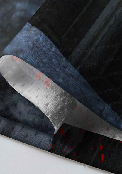 Halloween Choke Demons They Liked Y2K Sport Jersey Shirts Cherrykitten