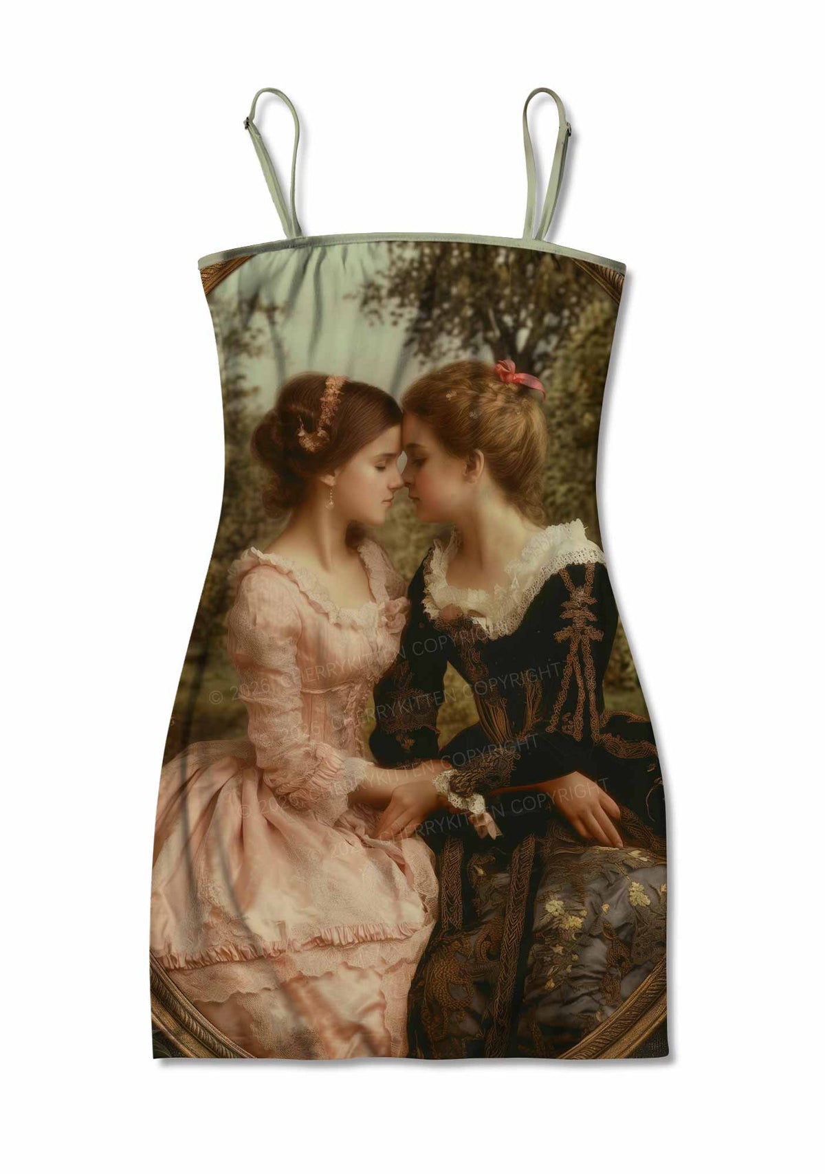 Whispers Girls Pride Y2K Print Slip Dress Cherrykitten