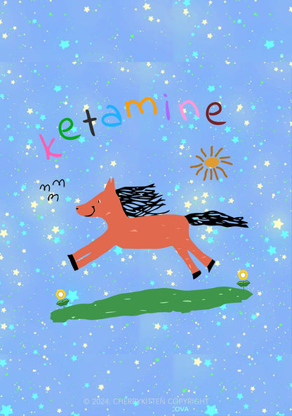 Orange K Pony 1Pc Y2K Pin Badge Cherrykitten