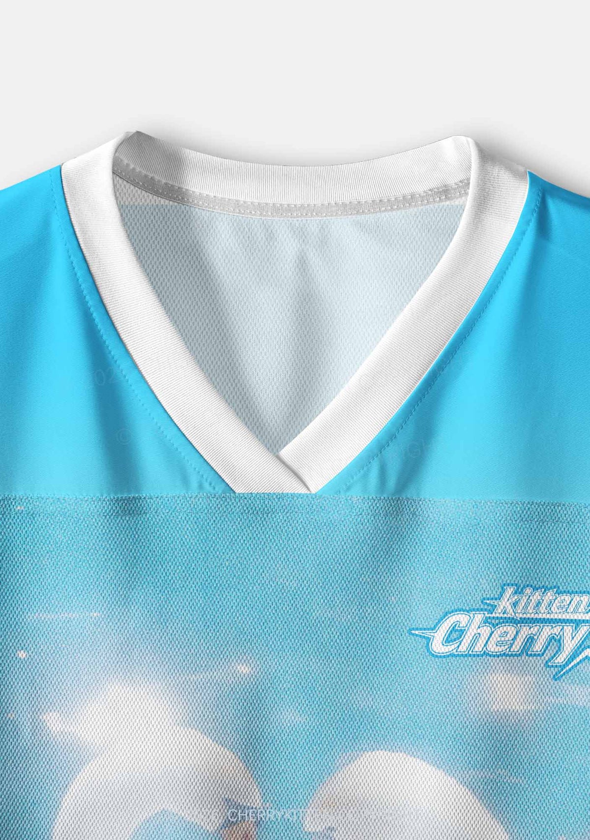 Swan Lovers Y2K Crop Sport Jersey Shirts Cherrykitten