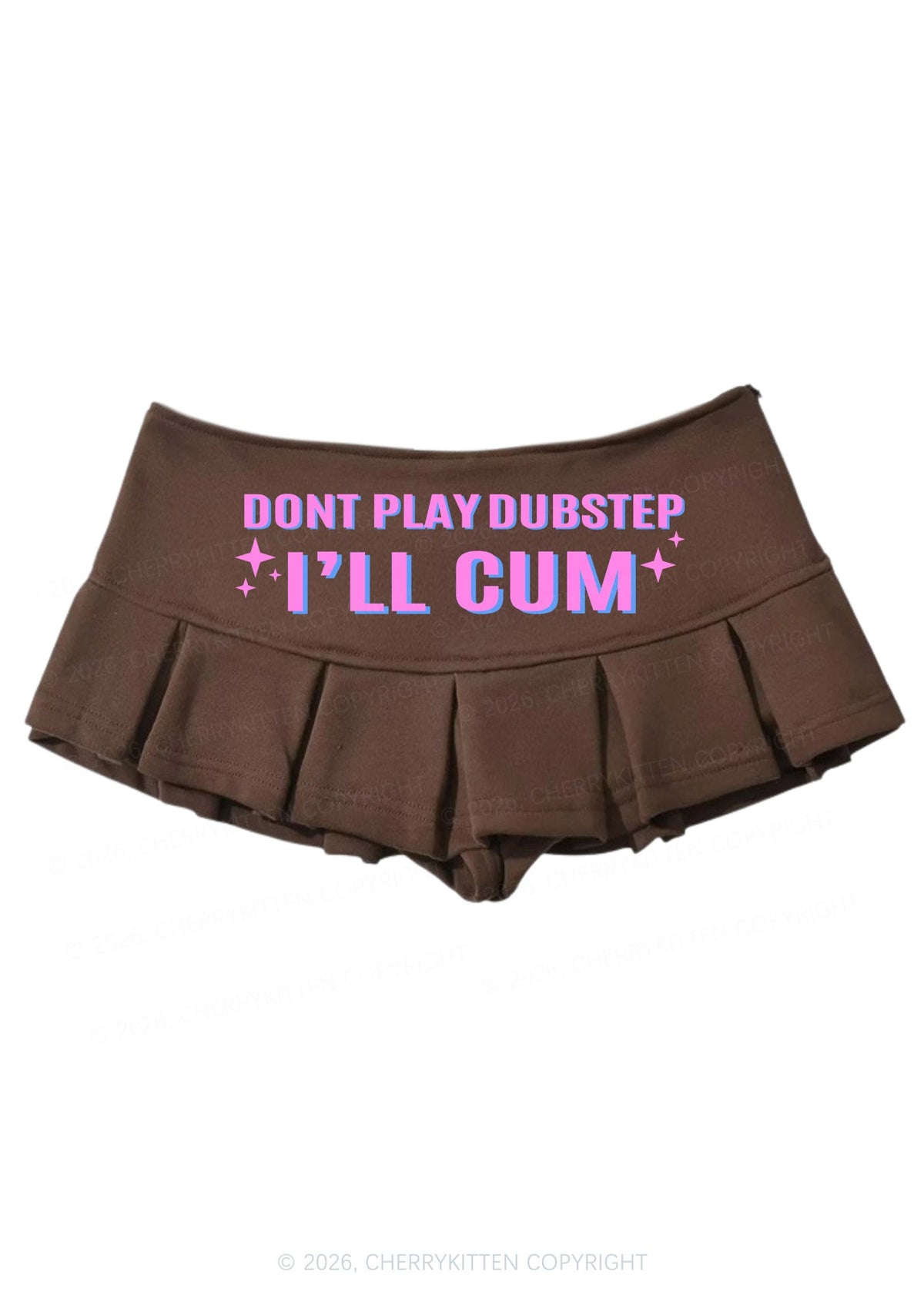 Dont Play Dubstep Y2K Mini Pleated Skirts Cherrykitten