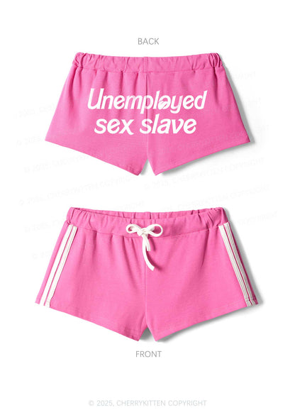 Unemployed Sx Slave Y2K Drawstring Mini Shorts Cherrykitten