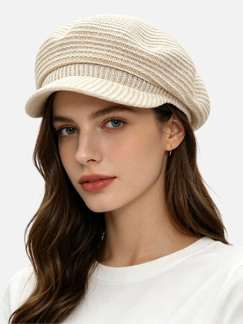 Haaura Vintage Ribbed Knit Cap