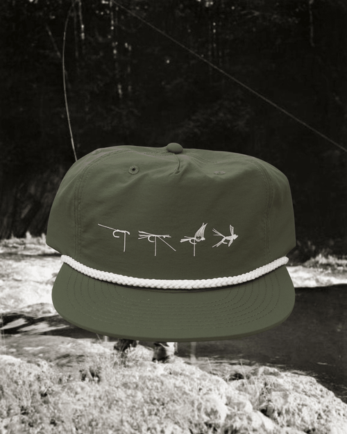 "Fly Tie" Surfer Cap in Green