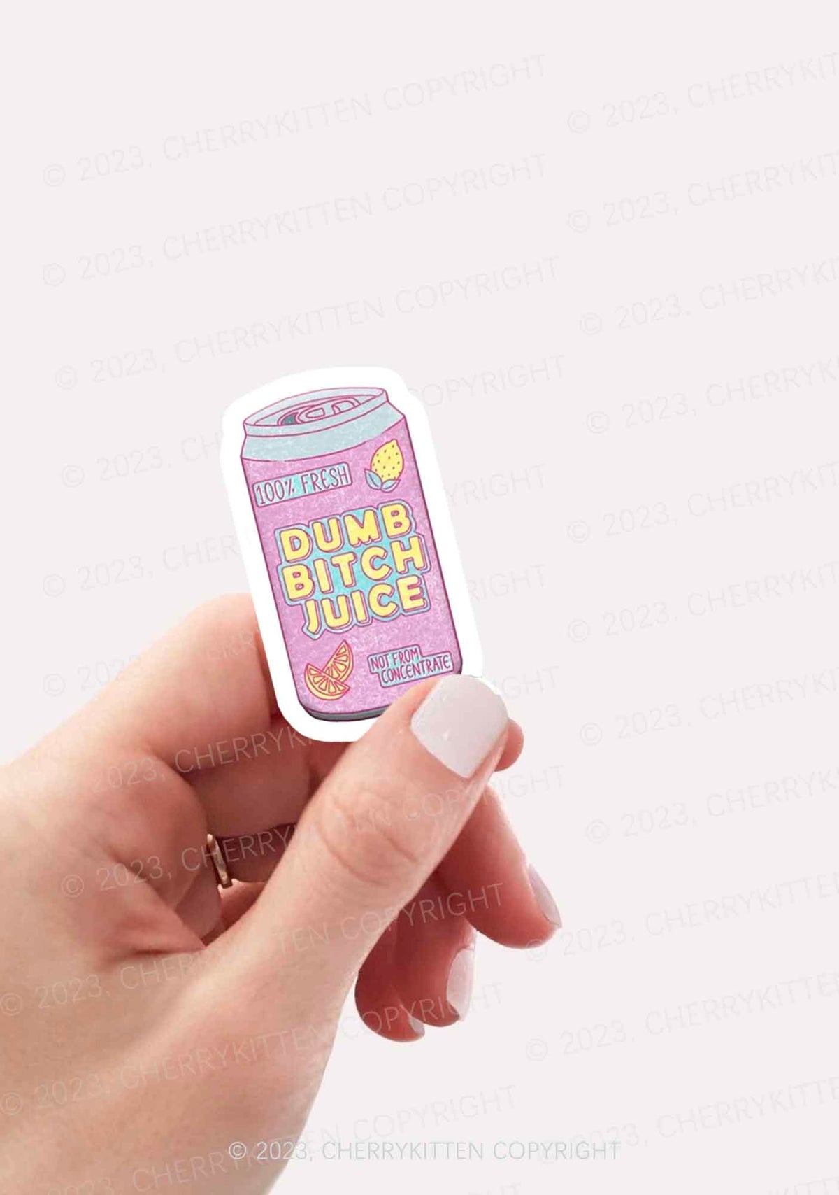 Cherrykitten Favorites Pink Y2K Stickers Pack Of 11