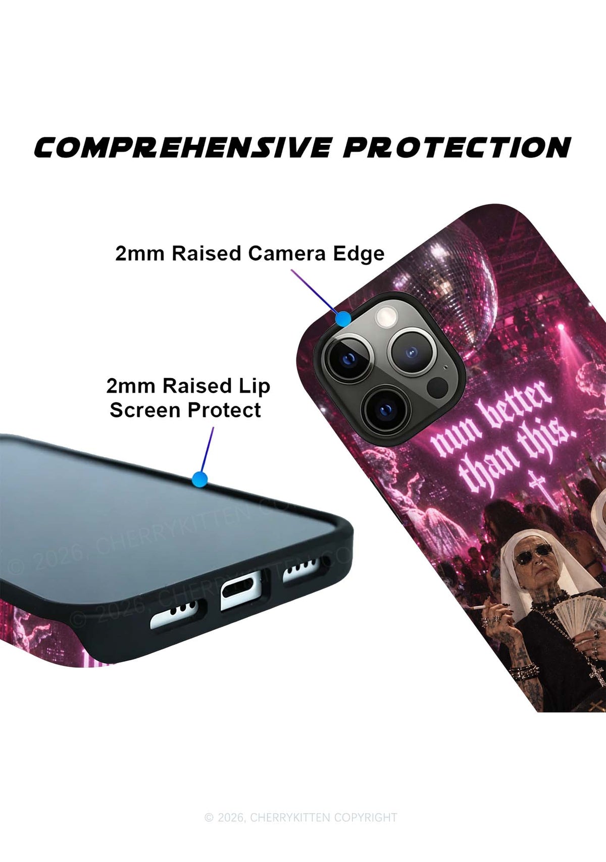 Pink Nun Better Than This Y2K Phone Case Cherrykitten