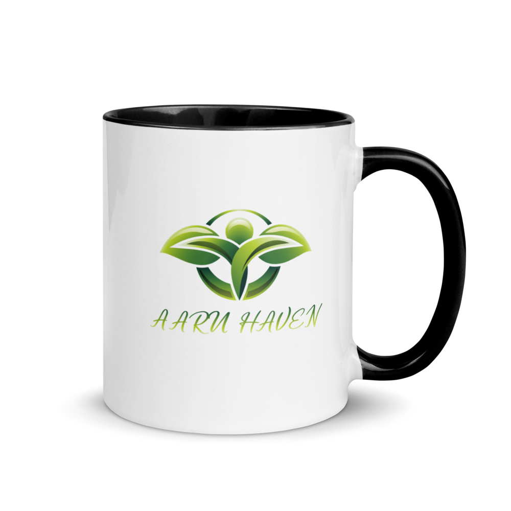 White Ceramic Mug with Color Inside