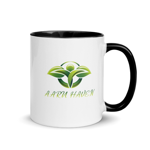White Ceramic Mug with Color Inside