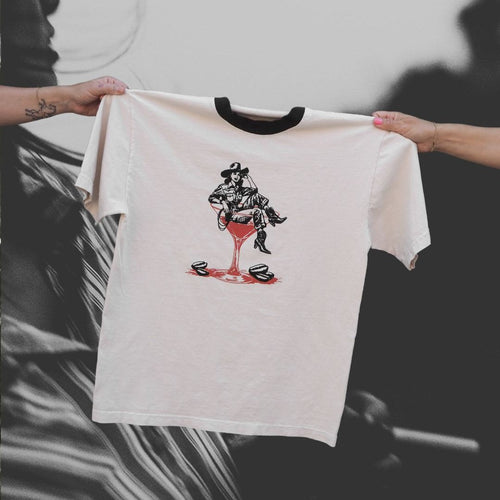 "Espresso Martini" Ringer Tee