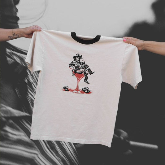 "Espresso Martini" Ringer Tee