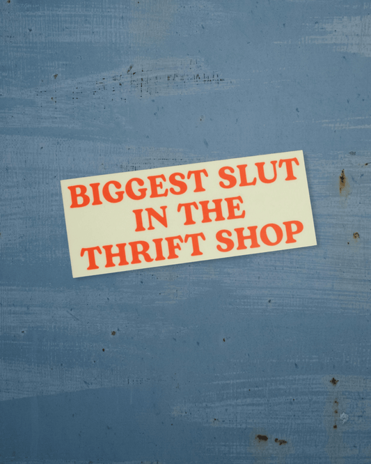 "Thrift Shop" Sticker
