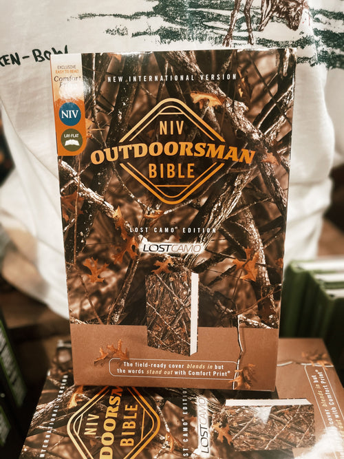 NIV Outdoorsman Bible-Lost Camo Edition